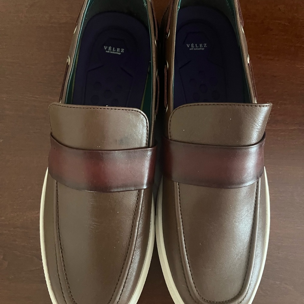 Men's Brown Leather Loafers